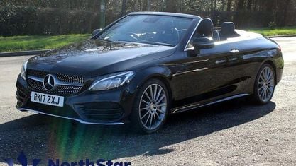 Begagnad Mercedes C250 AMG Line Premium Plus 204 HK (150 kW) 2017 Svart Cab