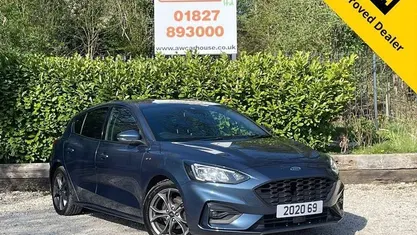 Used Ford Focus ST-Line 120 HP (88 kW) 2020 Blue Hatchback