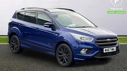 Blue Used 2017 Ford Kuga ST-Line X SUV | £12,299 (Fair price)