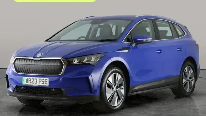 Usado Skoda Enyaq iV ecoSuite 150 kW (204 HP) 2023 Azul SUV