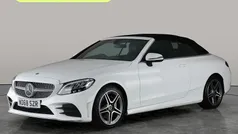 White Used 2019 Mercedes C200 AMG line Cabriolet | £14,999 (Super price)
