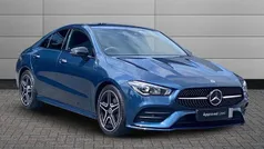Denim blue Used 2022 Mercedes CLA180 AMG Line Premium Sedan | £26,050 (Fair price)
