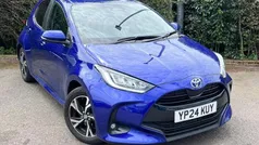 Blue Used 2024 Toyota Yaris Hybrid Design Hatchback | £19,999 (Fair price)