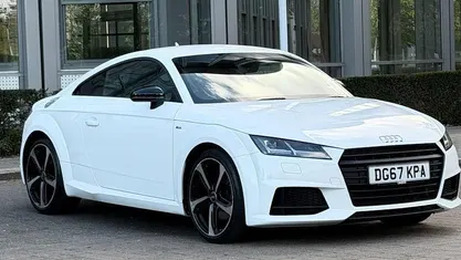Used Audi TT Black Edition 230 HP (169 kW) 2017 White Coupe