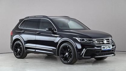 Used VW Tiguan R-line 150 HP (110 kW) 2022 Black SUV