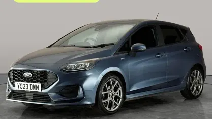 Used Ford Fiesta ST-Line 125 HP (91 kW) 2022 Blue Hatchback
