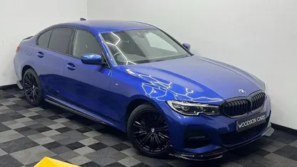 Used BMW 330e M Sport 292 HP (214 kW) 2020 Blue Sedan