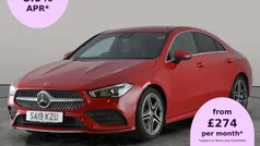 Red Used 2019 Mercedes CLA220 AMG line Sedan | £19,972 (Fair price)