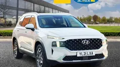 White Used 2021 Hyundai Santa Fe Ultimate SUV | £27,490 (Fair price)