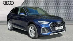 Blue Used 2021 Audi Q5 S-Line SUV | £27,042 (Fair price)