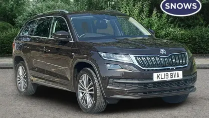 Used Skoda Kodiaq LAURIN & KLEMENT 150 HP (110 kW) 2019 Brown SUV