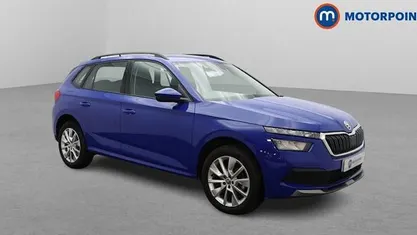 Used Skoda Kamiq SE 95 HP (69 kW) 2022 Blue SUV