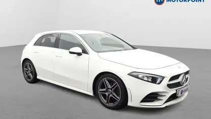 Used Mercedes A200 AMG line 163 HP (119 kW) 2019 White Hatchback