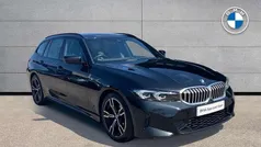 Black sapphire metallic paint Used 2023 BMW 320 M Sport Estate | £28,292 (Fair price)