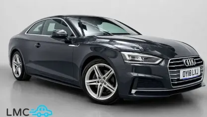 Used Audi A5 S-Line 190 HP (139 kW) 2018 Grey Coupe