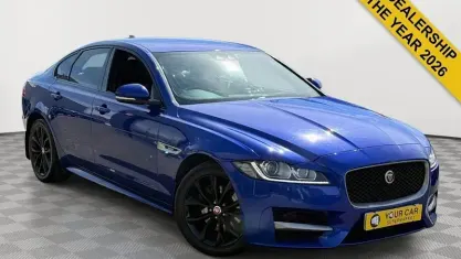 Used Jaguar XF R-Sport 180 HP (132 kW) 2018 Blue Sedan