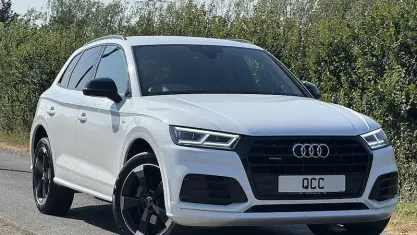 Used Audi Q5 Black Edition 190 HP (139 kW) 2020 White SUV