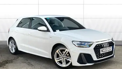 Used Audi A1 Sportback S-Line 110 HP (80 kW) 2022 White Hatchback