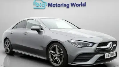 Used Mercedes CLA180 AMG line 136 HP (100 kW) 2020 Grey Coupe