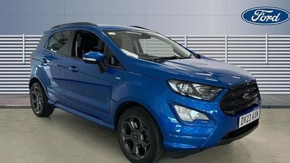 Begagnad Ford Ecosport ST-Line 125 HK (91 kW) 2022 Blå SUV