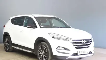 Used Hyundai Tucson GO! 177 HP (130 kW) 2018 White SUV