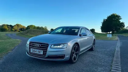 Used Audi A8 Sport 258 HP (189 kW) 2015 Silver Sedan