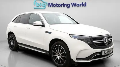 Used Mercedes EQC400 AMG line 300 kW (408 HP) 2022 White SUV