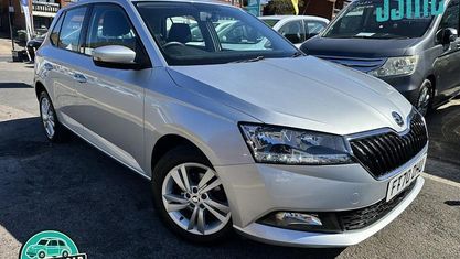 Begagnad Skoda Fabia SE 95 HK (69 kW) 2021 Silver Halvkombi