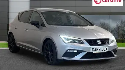 Used Seat Leon Black Edition 150 HP (110 kW) 2020 Silver Hatchback