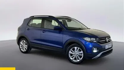 Used VW T-Cross SE 95 HP (69 kW) 2020 Blue SUV