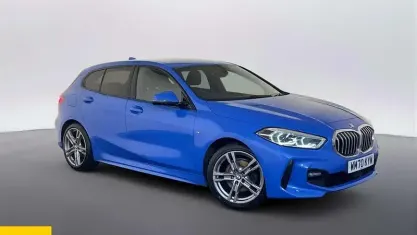 Used BMW 118 M Sport 150 HP (110 kW) 2021 Blue Hatchback