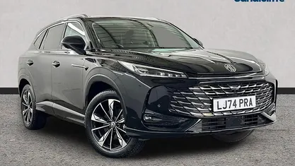 Metallic black pearl Used 2024 MG HS Trophy SUV | £17,700 (Fair price)