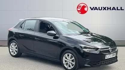 Used Vauxhall Corsa Design Edition 101 HP (74 kW) 2023 Black Hatchback