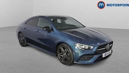 Used Mercedes CLA180 AMG Line Premium 136 HP (100 kW) 2022 Blue Sedan