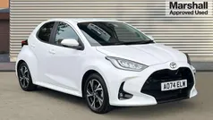 White Used 2024 Toyota Yaris Hybrid Design Hatchback | £19,490 (Fair price)