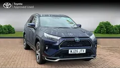 Obsidian blue Used 2025 Toyota RAV4 Hybrid Design SUV | £37,790 (Fair price)