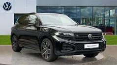 Grenadilla black metallic Used 2025 VW Touareg Black Edition SUV | £53,096 (Fair price)