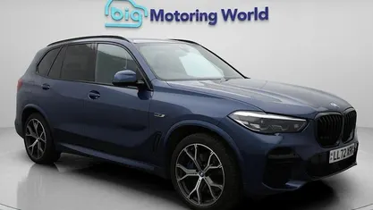 Blue Used 2022 BMW X5 M Sport SUV | £39,300 (Good price)
