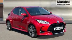 Red Used 2021 Toyota Yaris Hybrid Hatchback | £16,836 (Fair price)