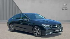Obsidian black metallic Used 2022 Mercedes C220 Sedan | £23,765 (Super price)