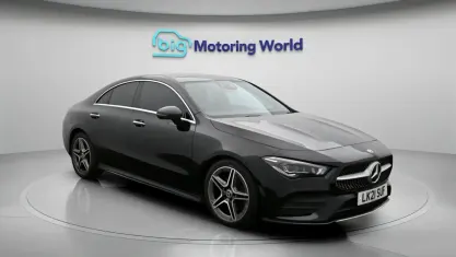 Used Mercedes CLA180 AMG line 136 HP (100 kW) 2021 Black Coupe