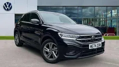 Deep black pearl Used 2025 VW T-Roc R-line SUV | £29,230 (Fair price)