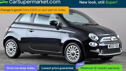 Used Fiat 500 70 HP (51 kW) 2023 Black Hatchback