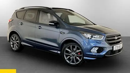 Blue Used 2019 Ford Kuga ST-Line SUV | £12,395 (Fair price)
