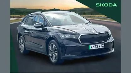 Used Skoda Enyaq iV ecoSuite 131 kW (179 HP) 2023 Black SUV