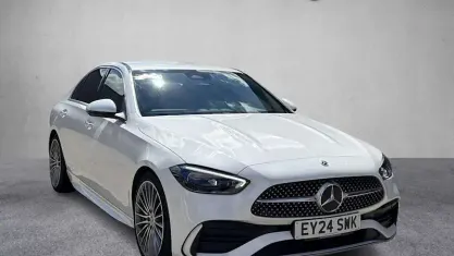 Used Mercedes C300 AMG line 265 HP (194 kW) 2024 White Sedan