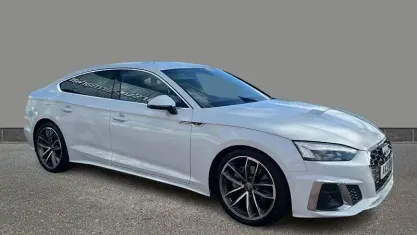 Used Audi A5 Sportback S-Line 204 HP (150 kW) 2021 White Hatchback
