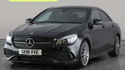 Used Mercedes CLA220 AMG line 177 HP (130 kW) 2017 Black Sedan