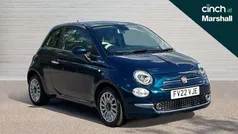 Blue Used 2022 Fiat 500 Dolcevita Hatchback | £9,821 (Fair price)