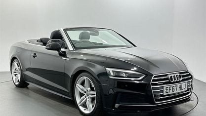 Begagnad Audi A5 Cabriolet S-Line 252 HK (185 kW) 2017 Svart Cab